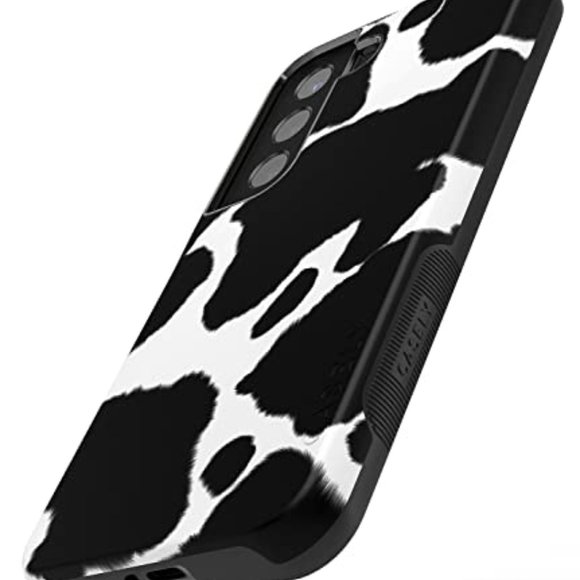 Samsung Galaxy S22 Plus Phone CaseCurrent MoodCow Print Samsung Case